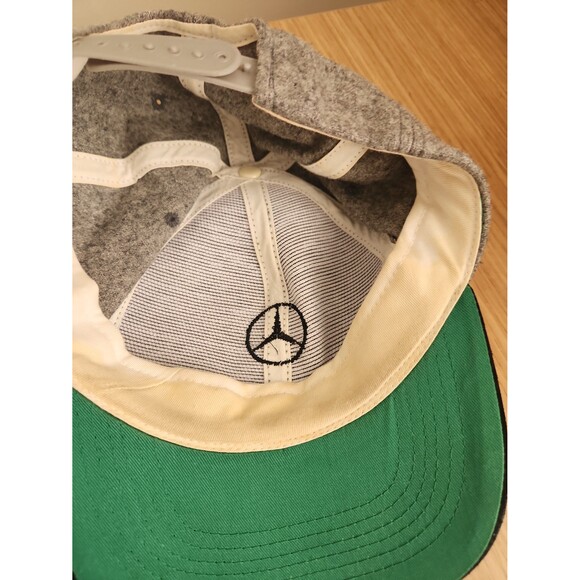 Mercedes Benz Gray & Black Wool-Blend Adjustable Hat Cap - Picture 4 of 6